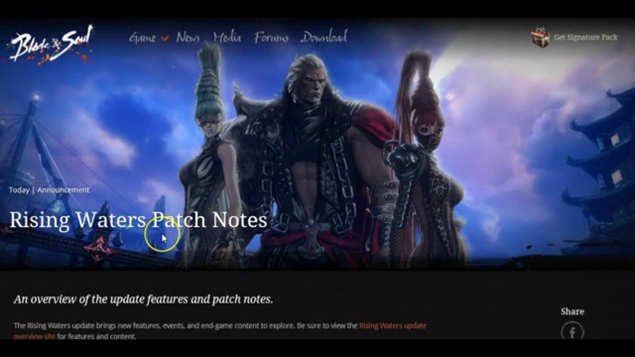 Blade and Soul: полные заметки о патче: навыки hongmoon, башня мушинов