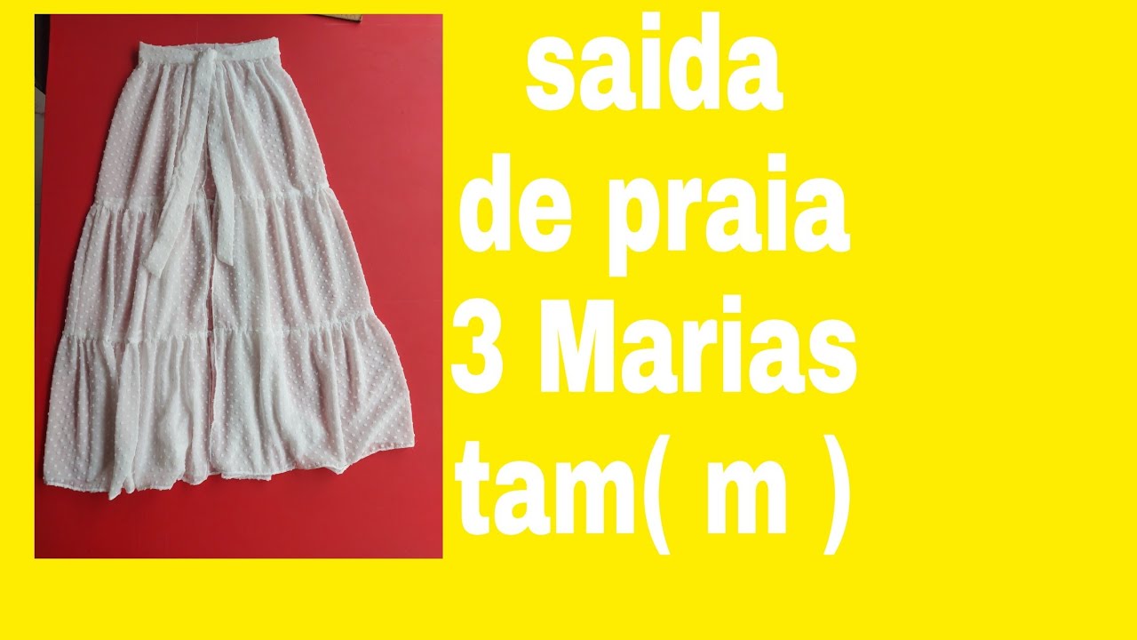 Saida de Praia 3 Marias tamanho ( m )