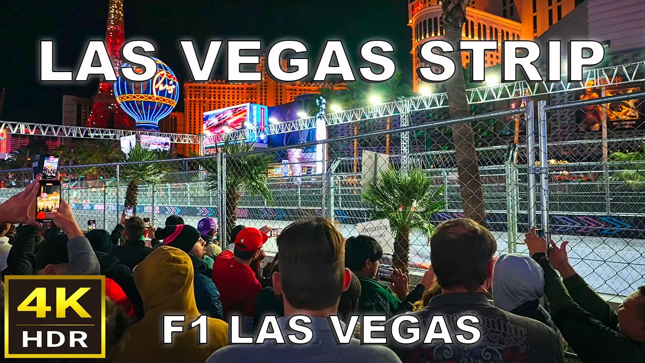 [4K HDR] Las Vegas Strip Walk | F1 Las Vegas Grand Prix | 2023