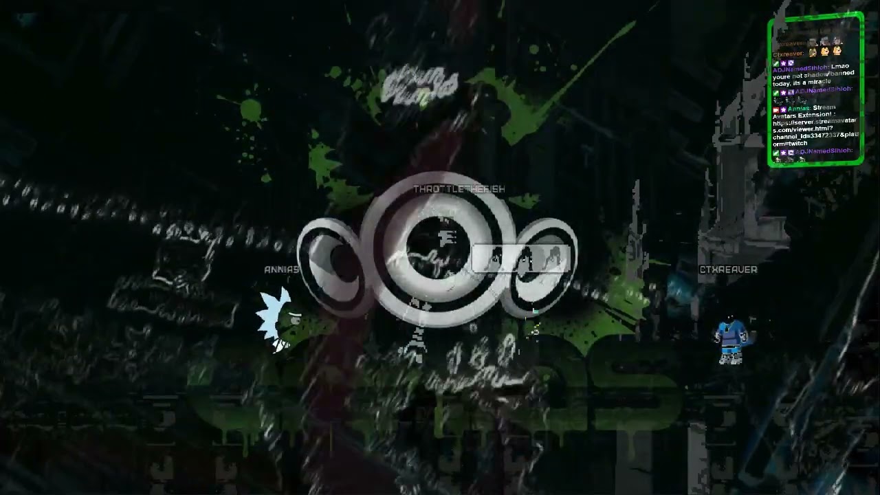 ▓░▒ annias live ▒░▓  live at the Strangers Tavern #vrchat with @adjnamedsihloh and frien