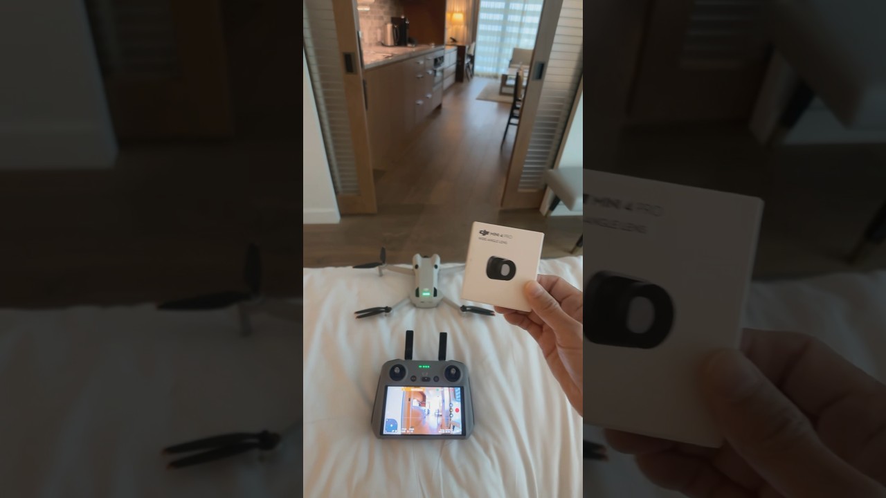 🔥DJI Mini 4 Pro: INDOOR Flight with Wide-Angle lens! #drone