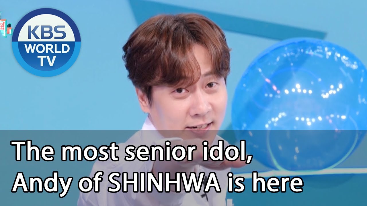 The most senior idol, Andy of SHINHWA is here (IDOL on Quiz) | KBS WORLD TV 201028