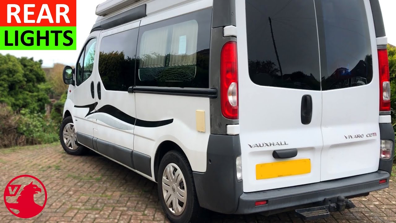 How to remove rear light cluster on Vauxhall Vivaro & check & replace rear Bulbs on Vauxhall Vivaro