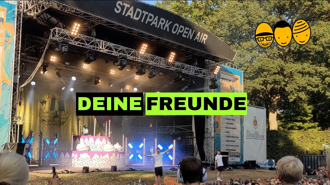 Deine Freunde im Stadtpark Hamburg - Konzert VLOG - 02.09.2022