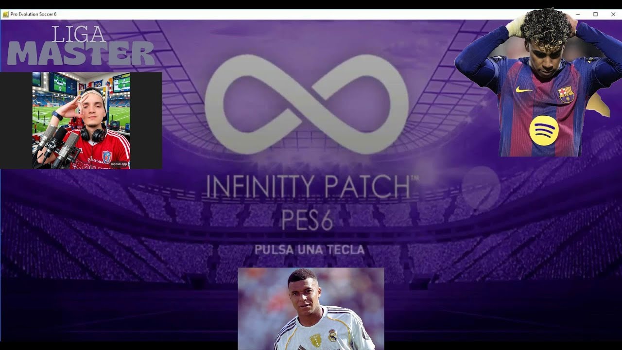 AMISTOSOS PES 6 ONLINE Y LIGA MASTER EN INFINITTY PATCH 2026