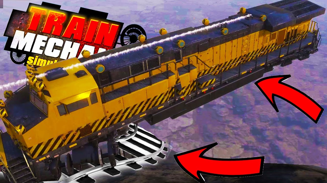 TRAIN FLIES OFF THE TRACK! Electric Trains UNLOCKED! - Train Mechanic Simulator 2017 Gameplay Ep 4