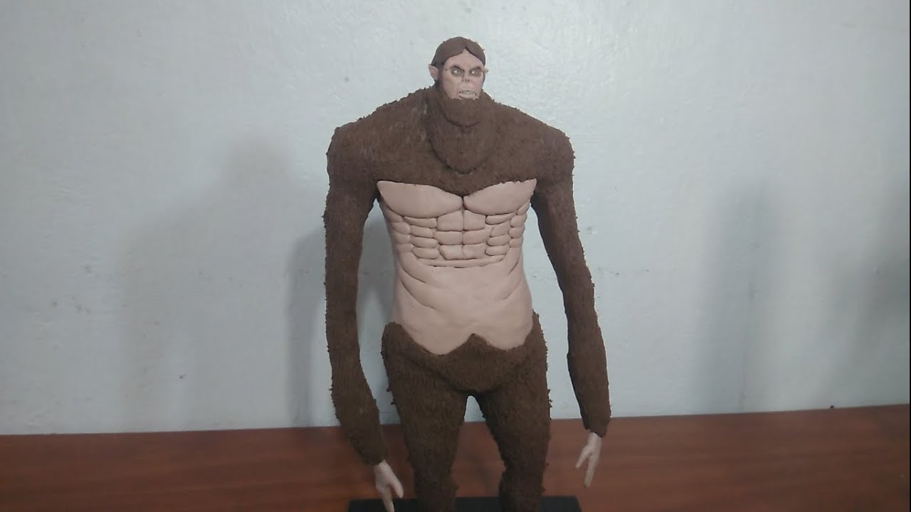 Shingeki no Kyojin  TITAN BESTIA de PLASTILINA - manga de Shingeki no Kyojin -  los nueve titanes