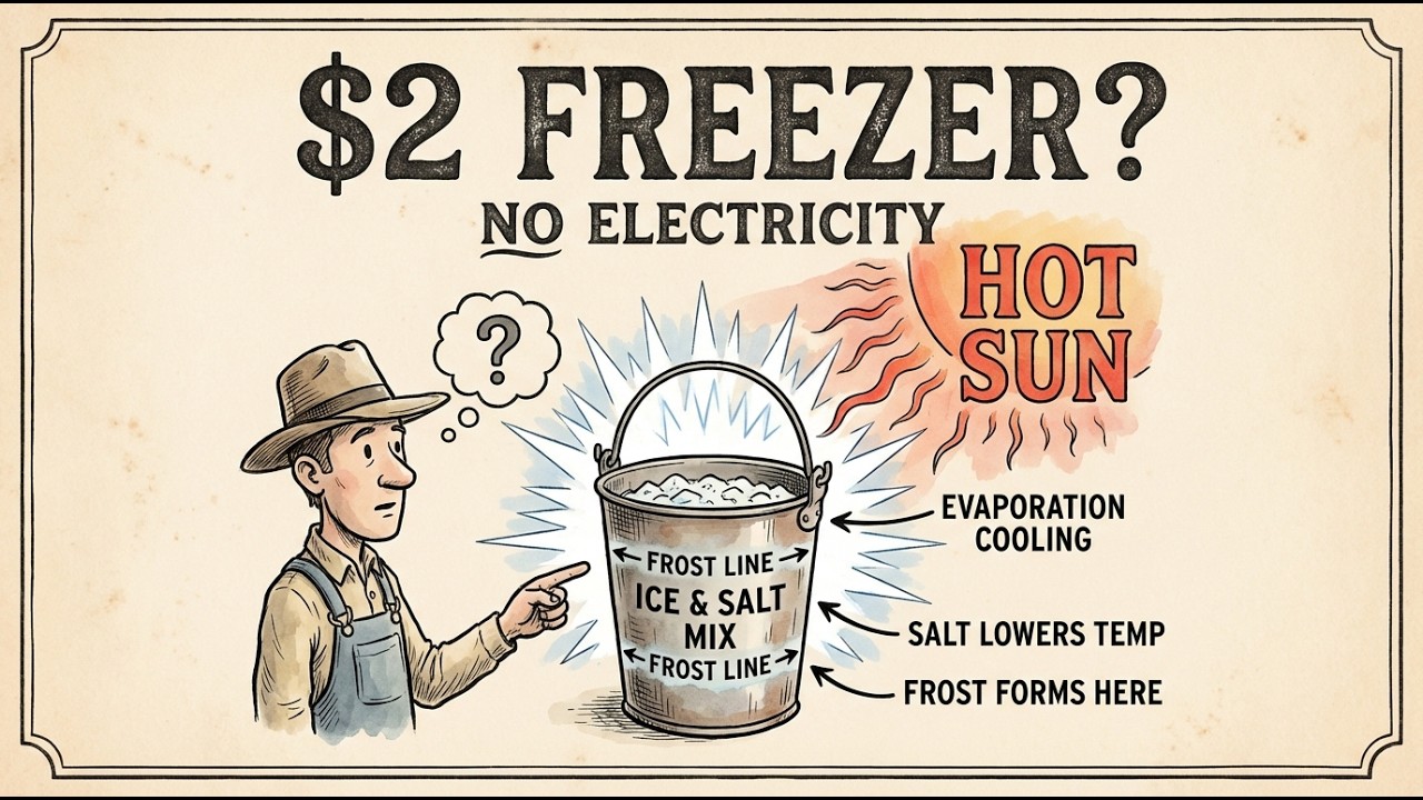 $2 Salt + Ice = &minus;21&deg;C Freezer (The Forbidden Cooling Method They Never Taught You)