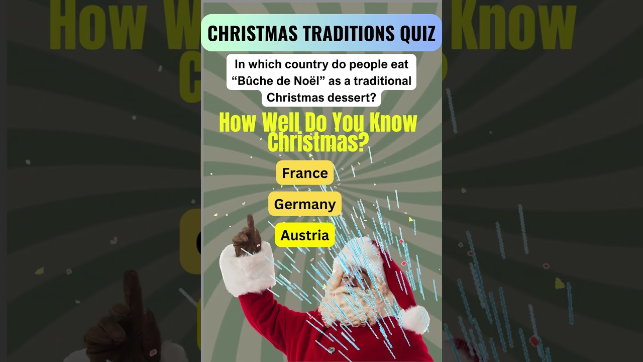 Can You Solve This Fascinating Christmas Traditions Quiz in 30 Seconds? #quizlovers #quiz #xmas