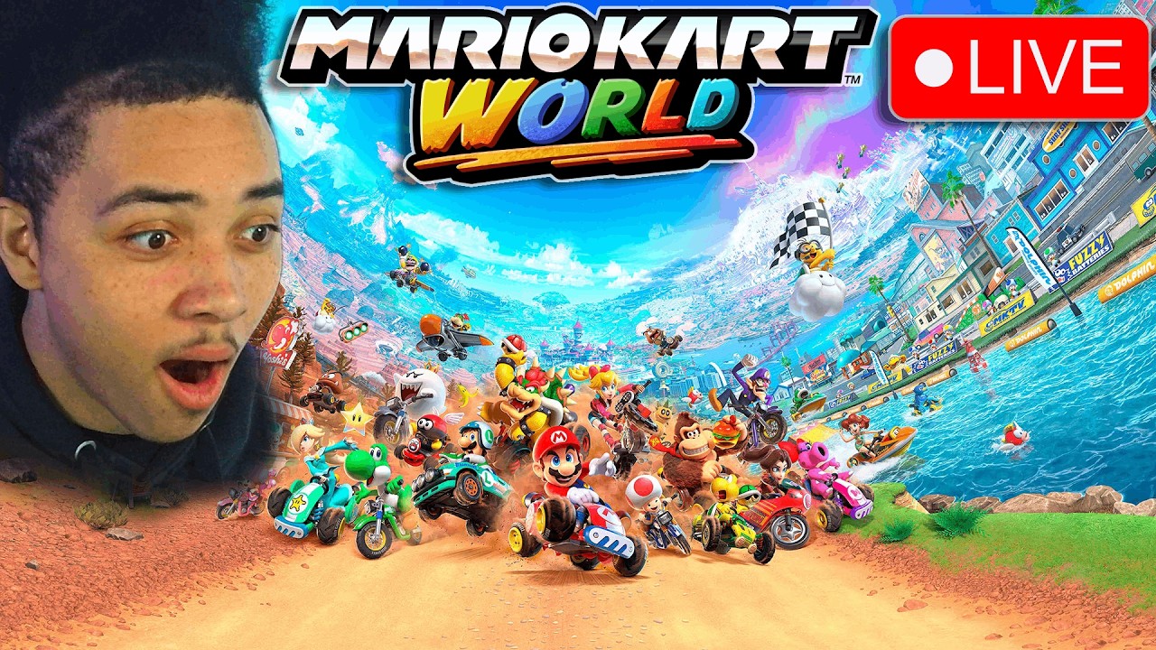🔴 LIVE - Birthday Stream Playing Mario Kart World
