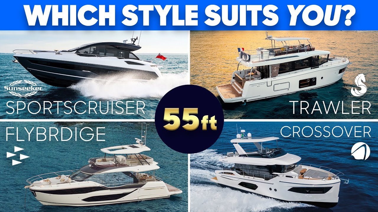 Four Yachts, One Verdict: Flybridge, Sportscruiser, Trawler, or Crossover?