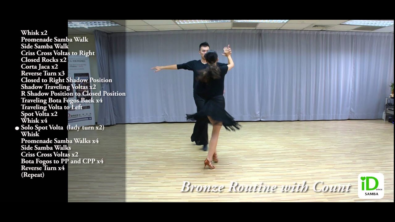 Samba Bronze Routine Count 01