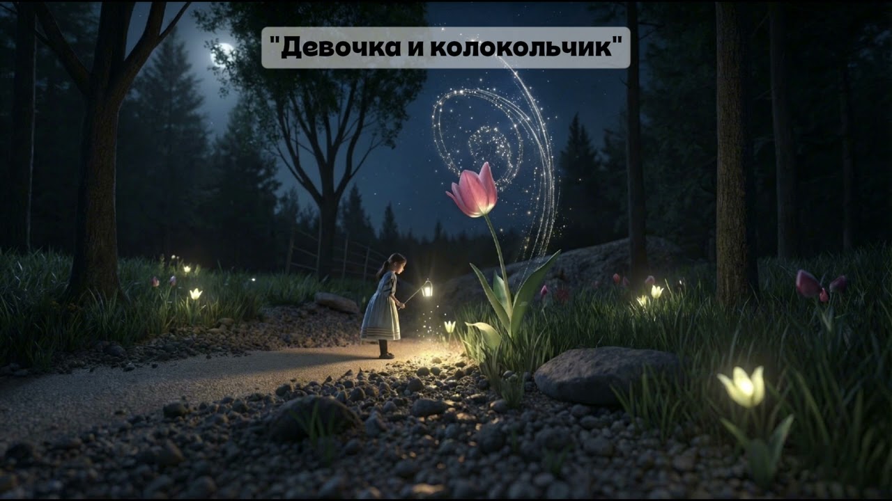 Убаюкивающая сказка на ночь | Девочка и волшебный колокольчик