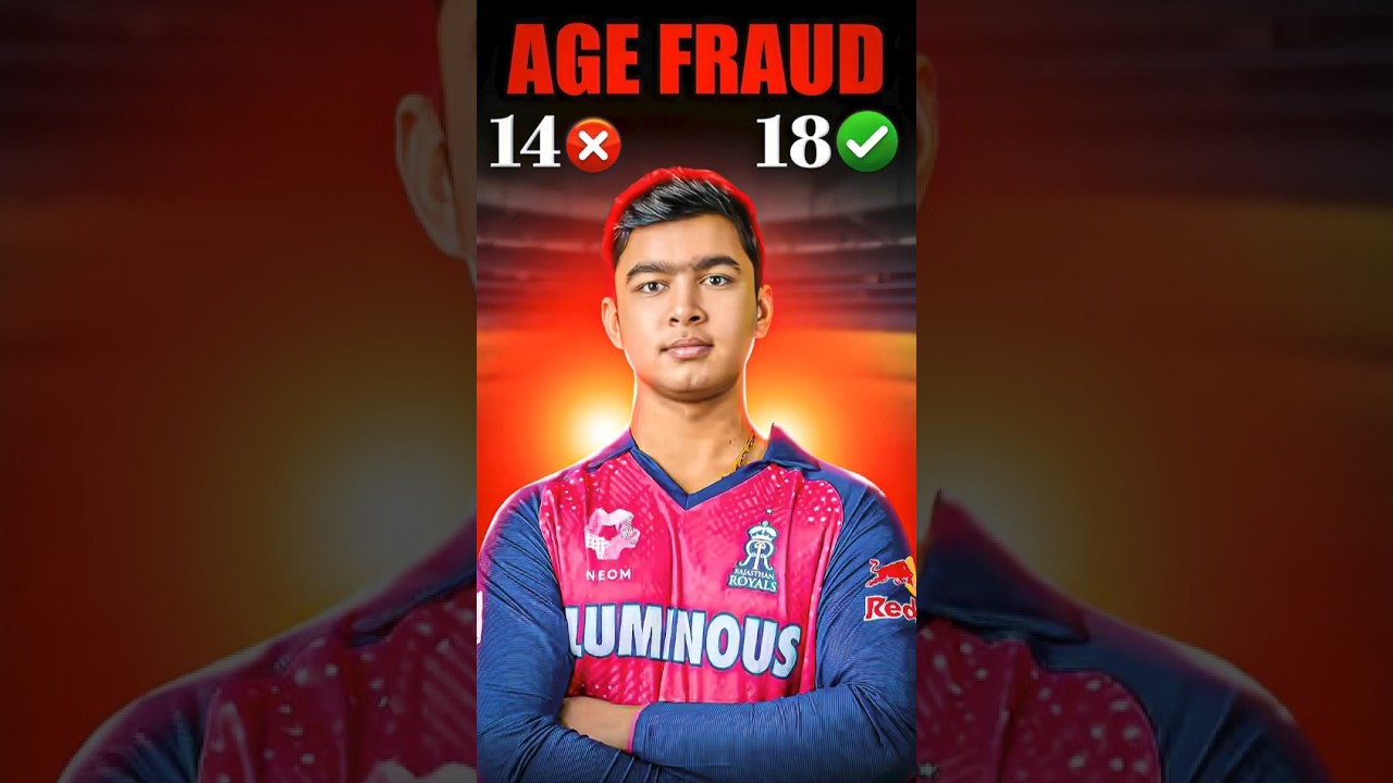 Age Fraud of Vaibhav Suryavanshi? 😳#shorts
