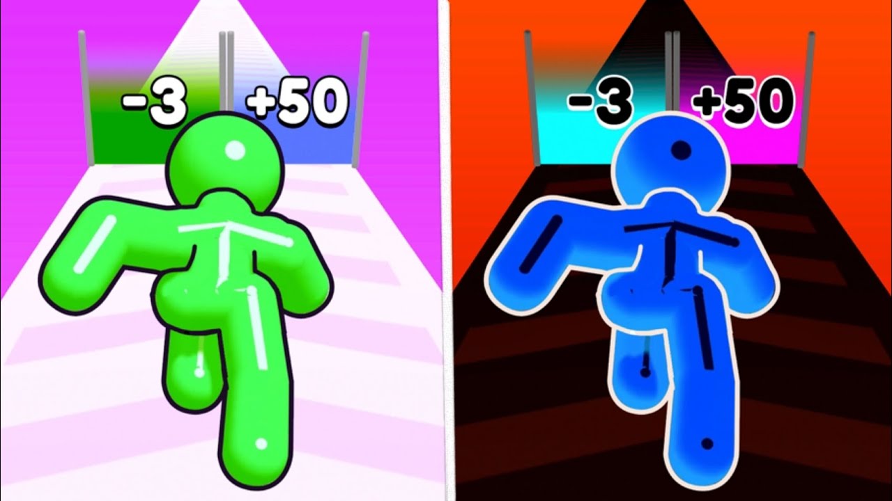 Tall Man Run vs Reverse gameplay Ball Colour Run walkthrough , iOS Android New Update( part : 185 )