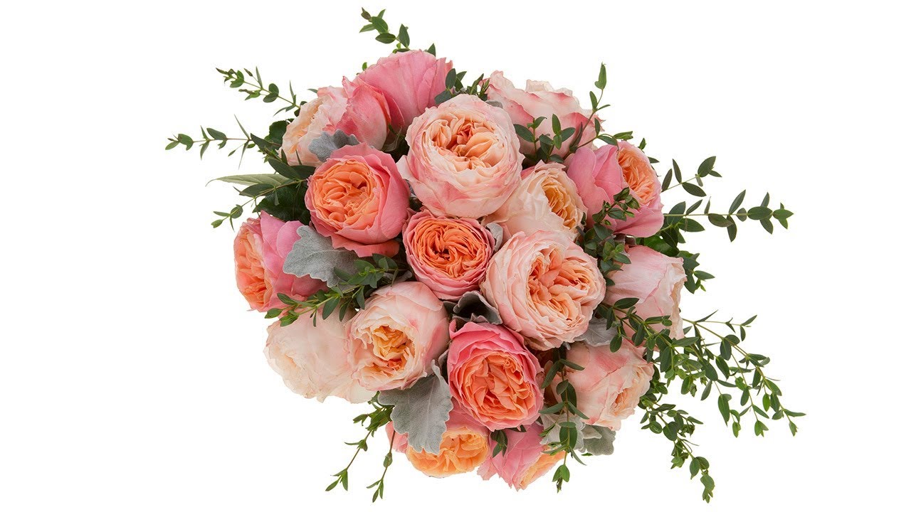 Garden Rose Wedding Bouquet