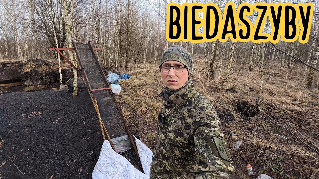 Wałbrzych - wchodzimy do biedaszybów odkrywkowych!  cz. 1/2