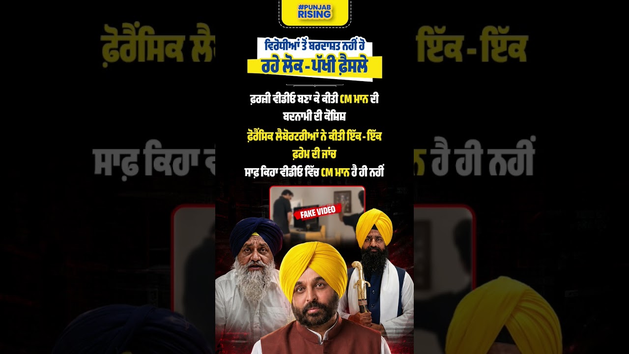 Opponents cannot tolerate pro-people decisions! #bhagwantmann #punjabnews