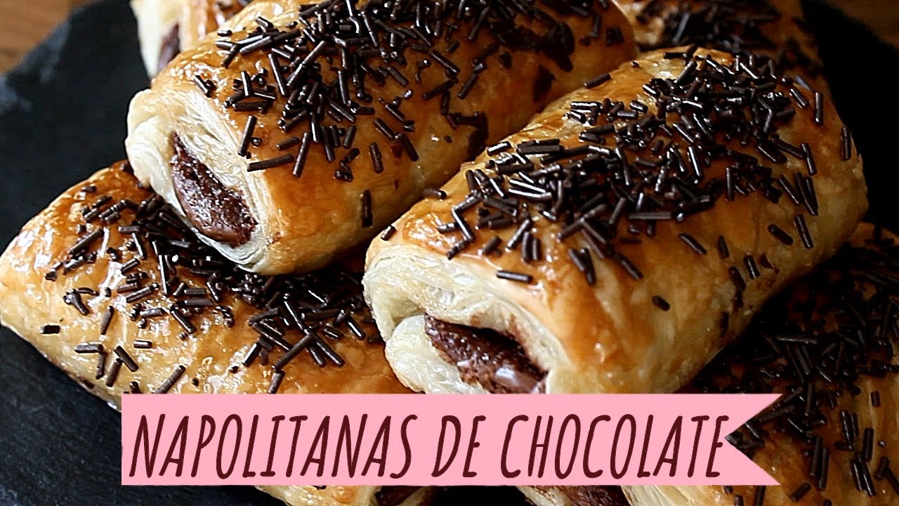 DELICIOSAS NAPOLITANAS DE CHOCOLATE, S&Uacute;PER F&Aacute;CILES DE HACER!!