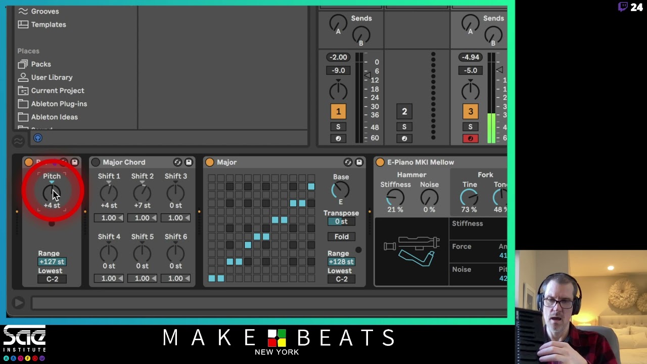 01-10-22 Ableton Live Racks Pt 3: MIDI Effect Racks