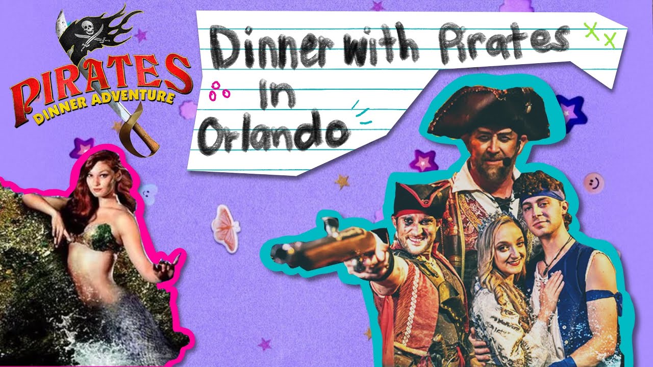Dinner with Pirates?! || Is Pirates Dinner Adventure Worth It? ||Orlando Dinner Show Experience 🏴&zwj;☠️