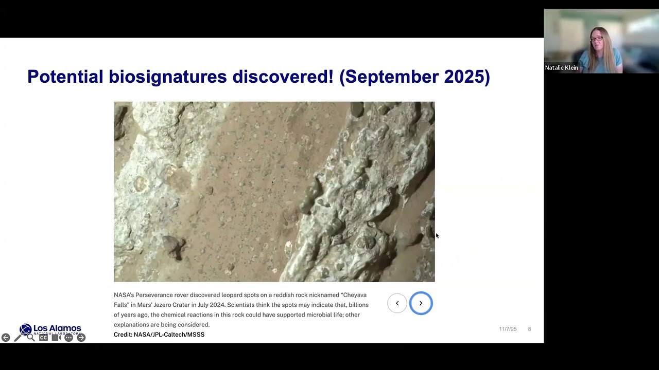 Natalie Klein: From Earth to Mars: Statistical Challenges in Analyzing Rover Spectroscopy Data