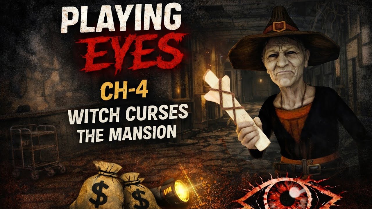 CH-4 Witch : Curses The Mansion | Eyes Horror Gameplay 😨