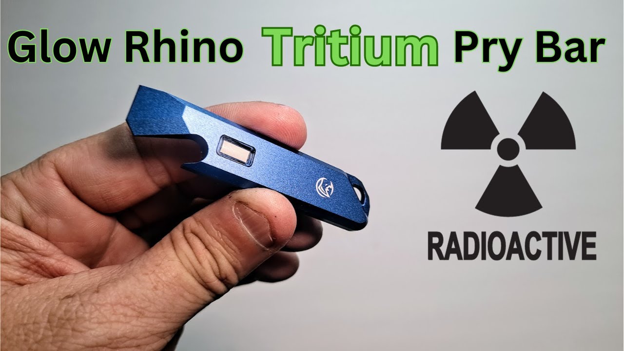 Glow Rhino Tritium Pry Bar: Never Lose Your Tool in the Dark Again