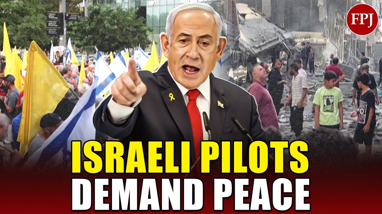 Israeli Air Force Veterans Protest in Tel Aviv, Demand End to Gaza War