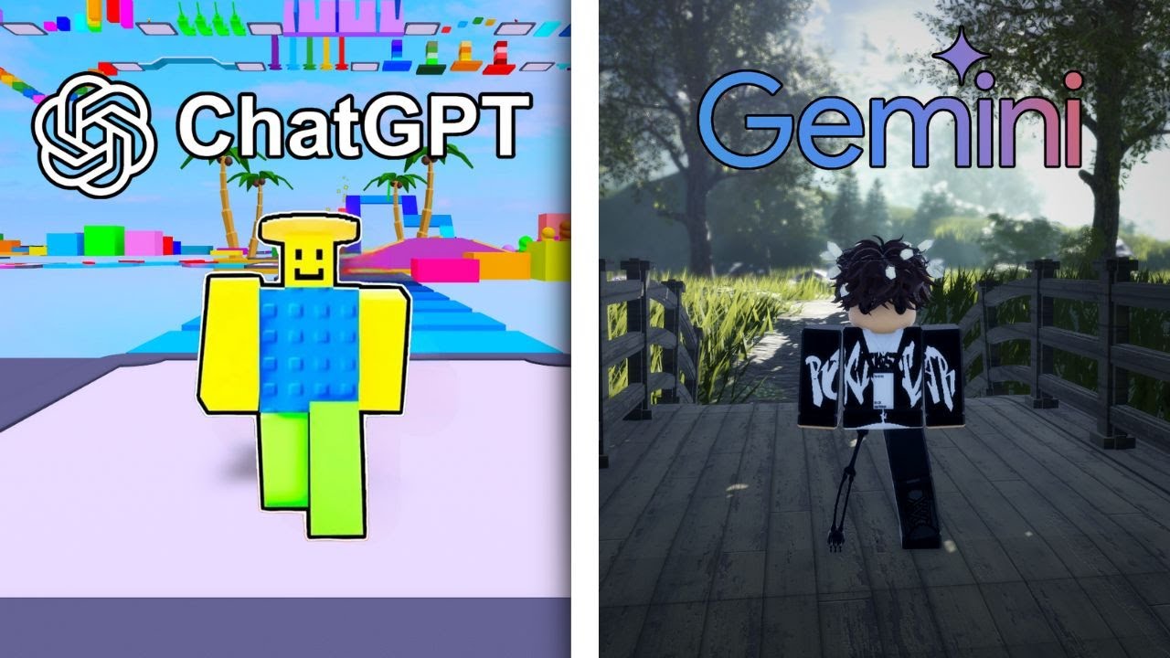 ChatGPT против Gemini: ИИ создают ROBLOX