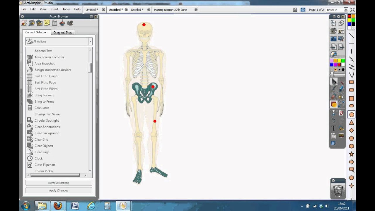 Activ Inspire: Creating Action Objects - Bring to the Front