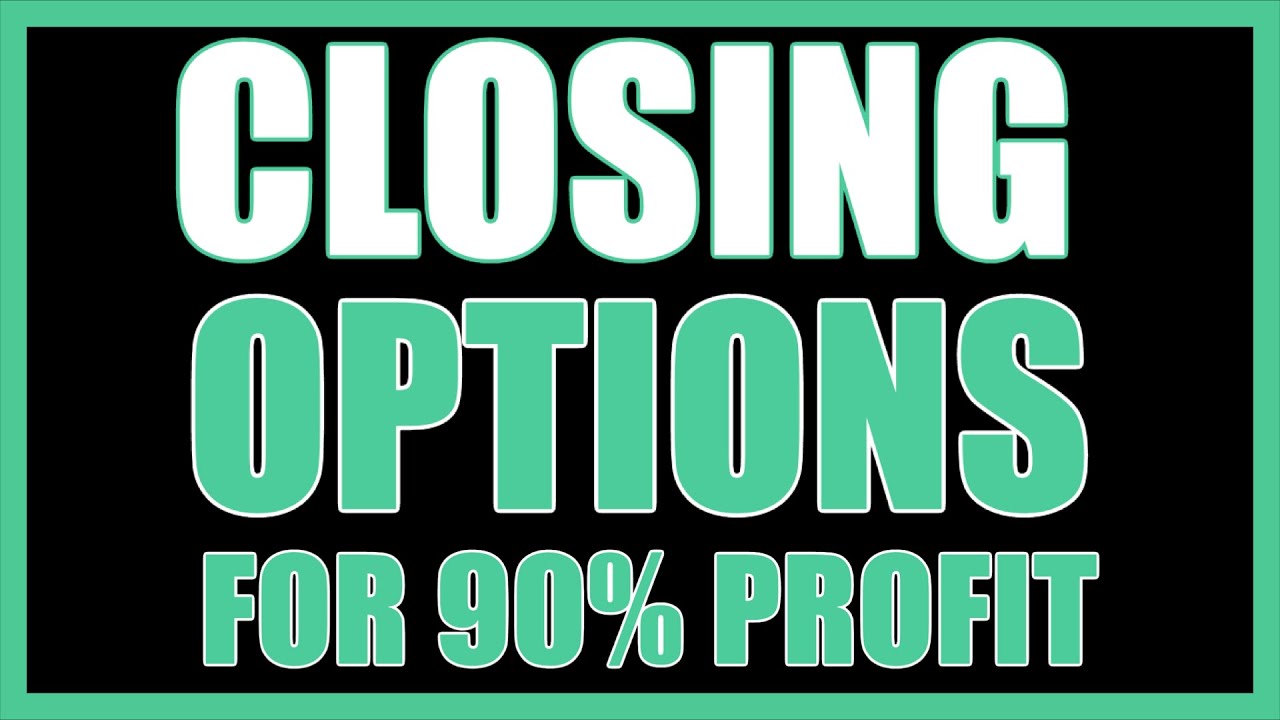 Covered Call Option Strategy - Buy To Close For Profit | Simple Option Trading