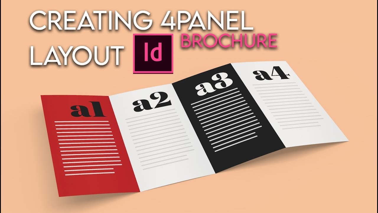 4 PANEL BROCHURE LAYOUT MAKING IN INDESIGN | DISPUTED VERSE || ABID ABDULLAH