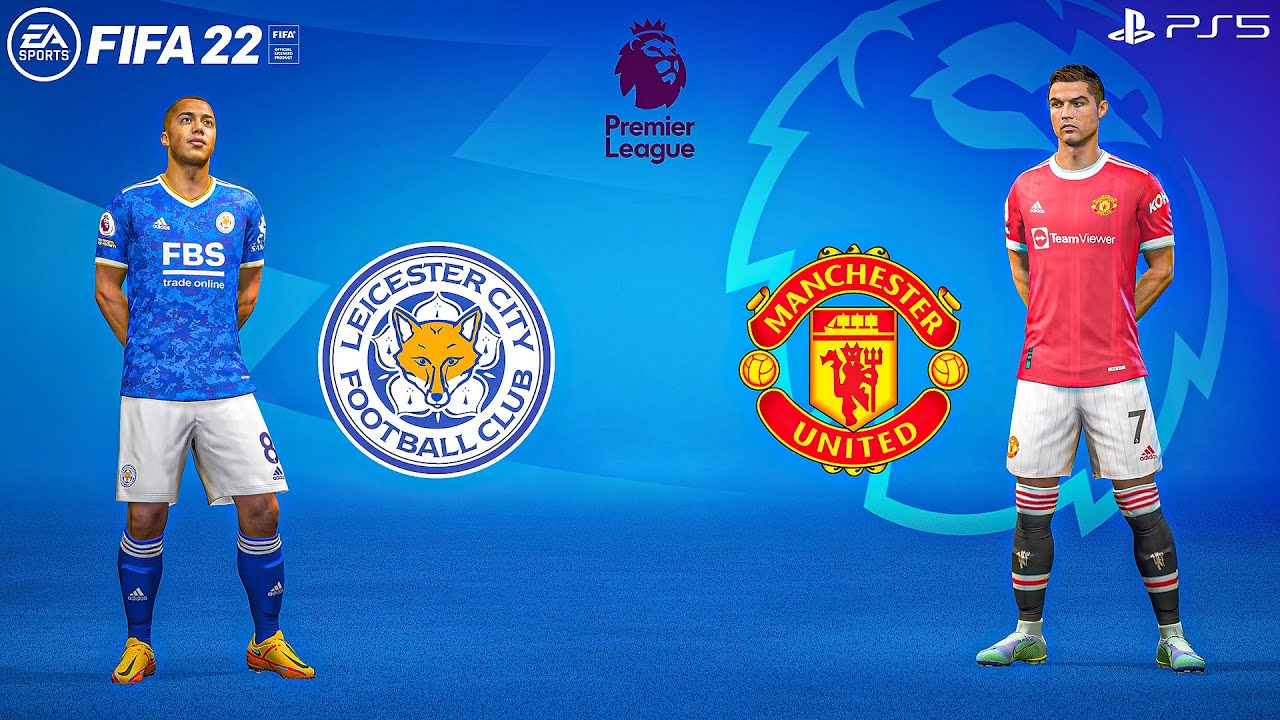 FIFA 22 | Leicester City vs Manchester United | Premier League 22/23 Full Match PS5 Next Gen | 4K