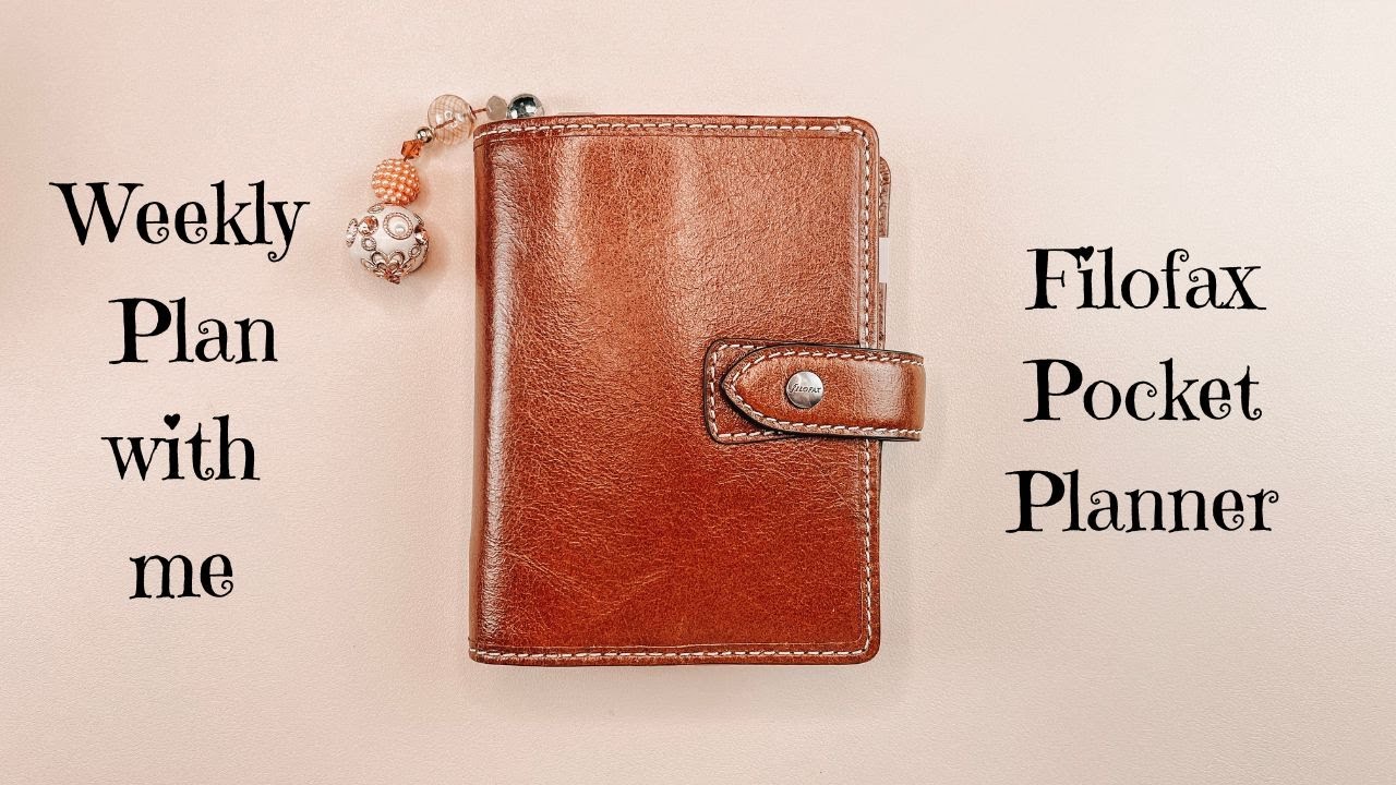 ☁️Plan with me in my Filofax Pocket Planner 🖊️