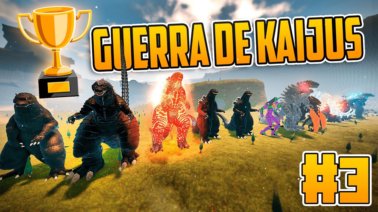 GODZILLA BATTLE ROYALE - GUERRA de KAIJUS! #3 | ROBLOX Kaiju Universe