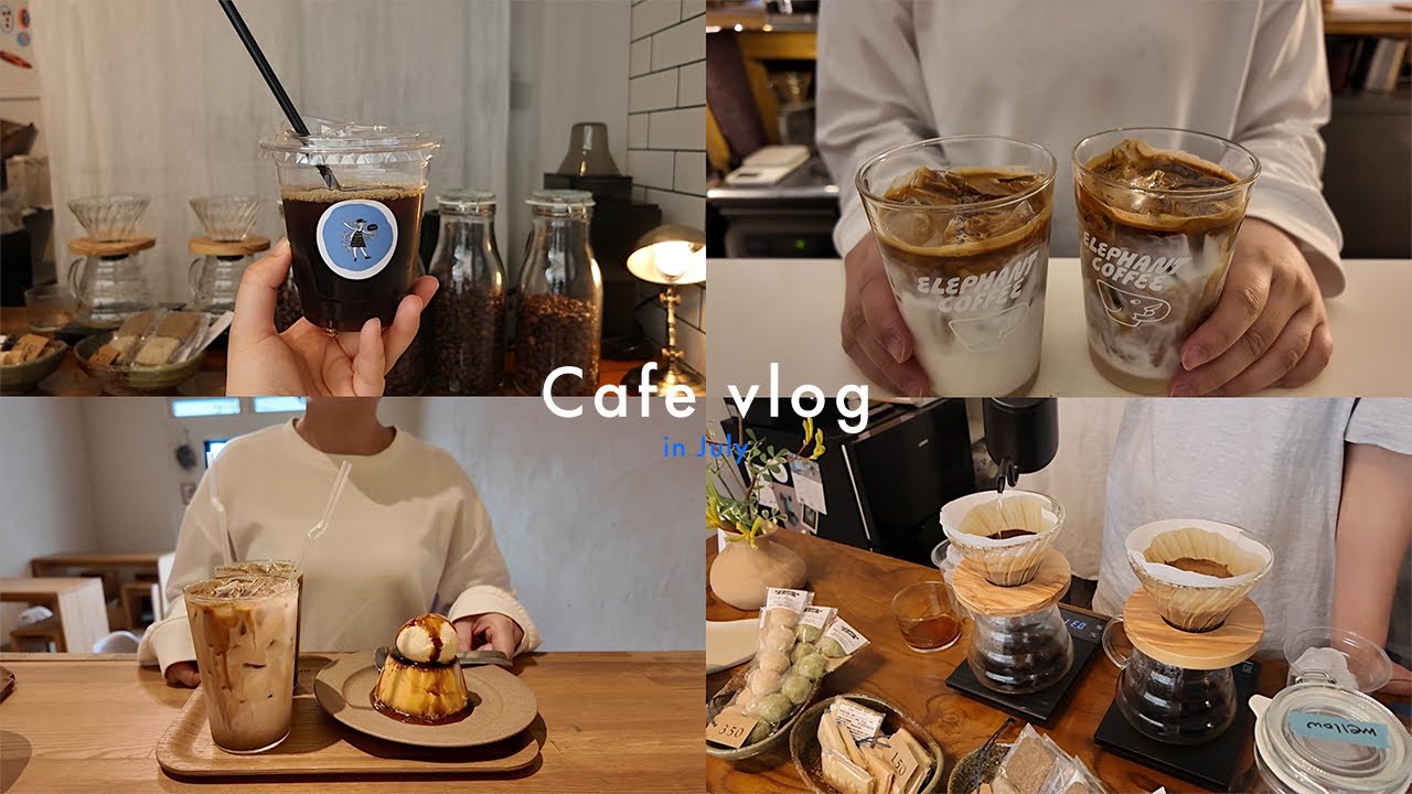 26歳バリスタの日常vlog｜Tpick coffeeオープン☕️🧢新作プリンと可愛いグラス,vlog制作が好きな理由