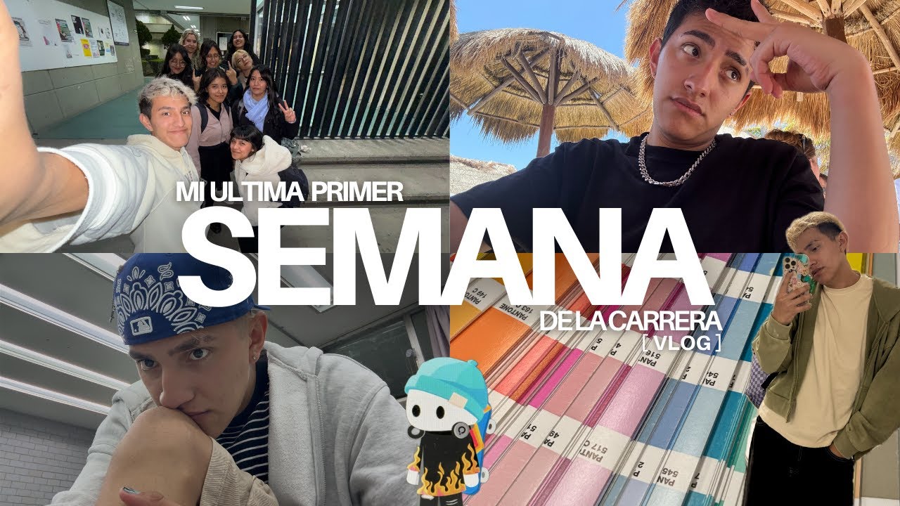 Empezó mi última primera semana de clases 🎒 y no estaba listo… 😵‍💫 | Vlog 🌊✨