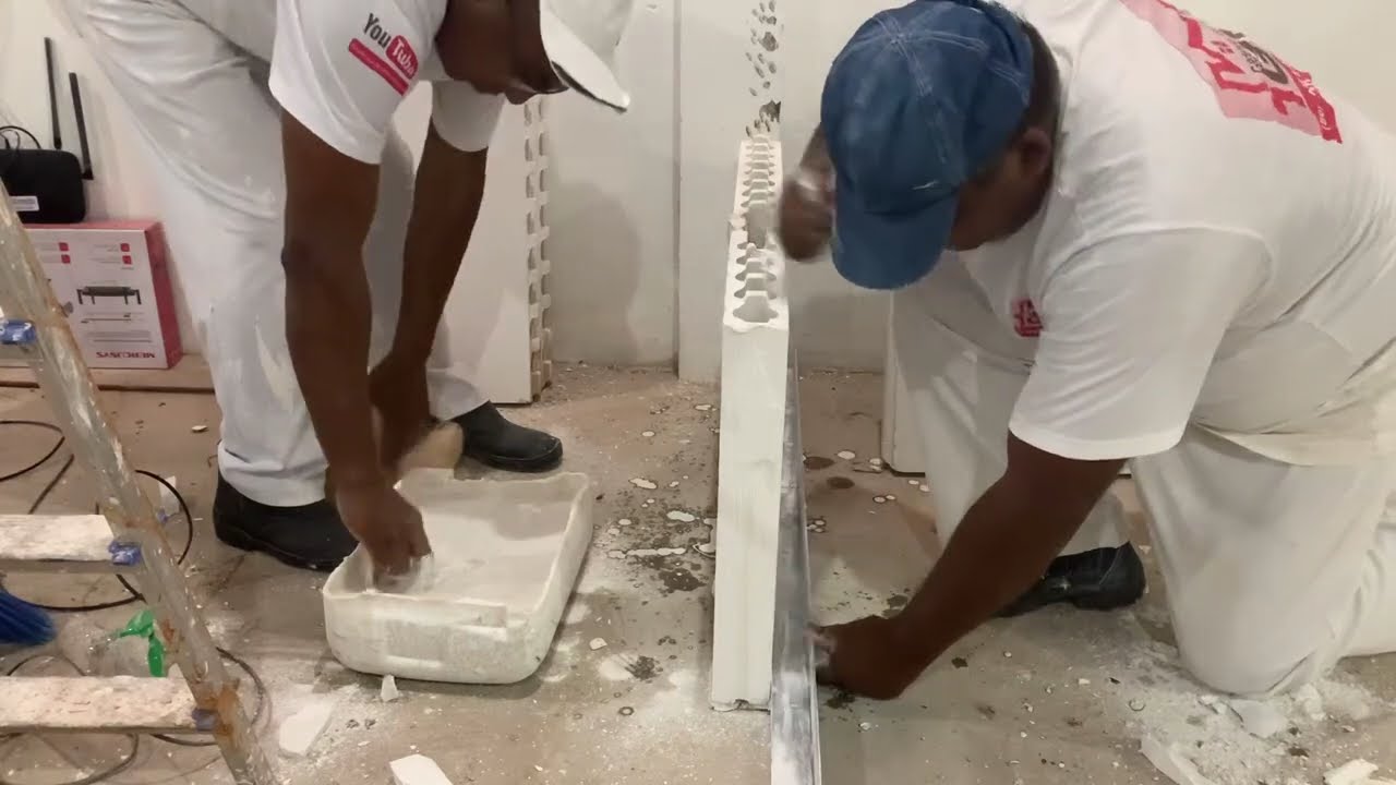 Parede divisória de bloco de gesso