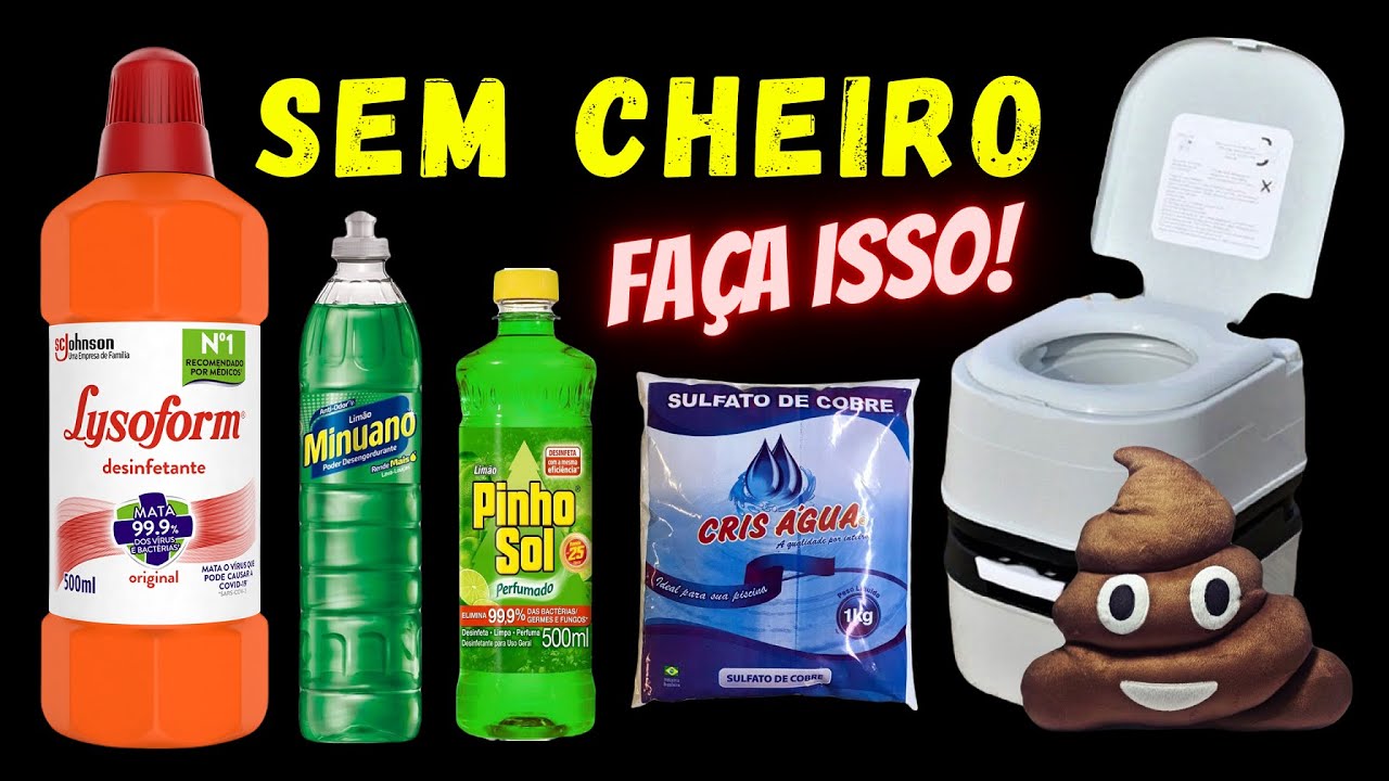 Porta Potti Sem Cheiro, Banheiro Químico dos viajantes.