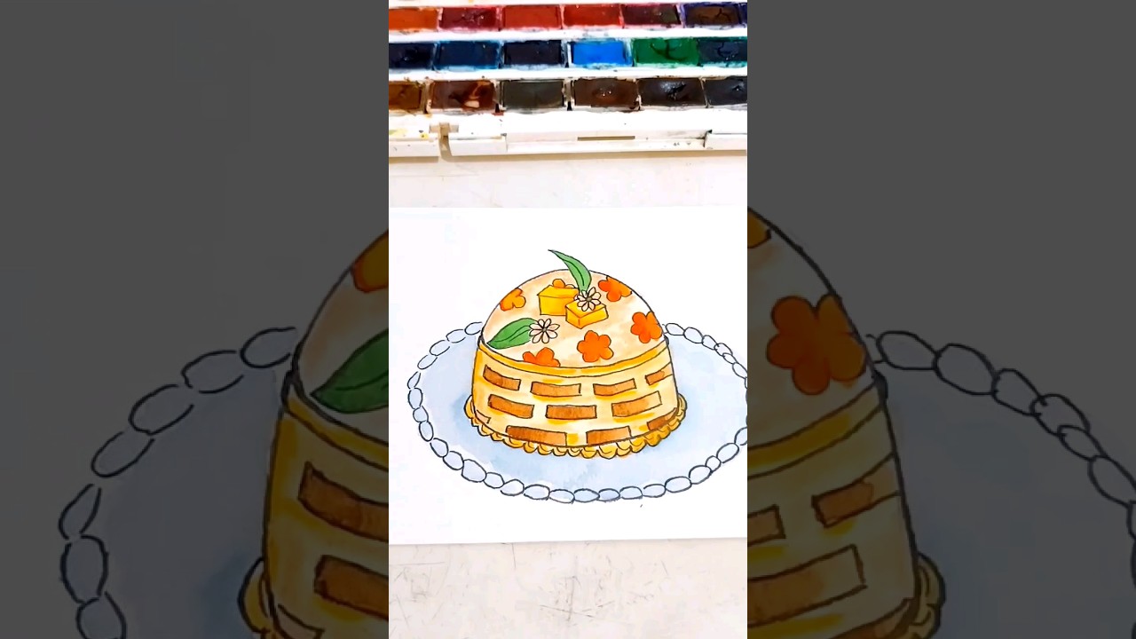 Sweet Food Sweet Life #art #foodart #shorts #short #shortvideo #artshorts #foodillustration #food