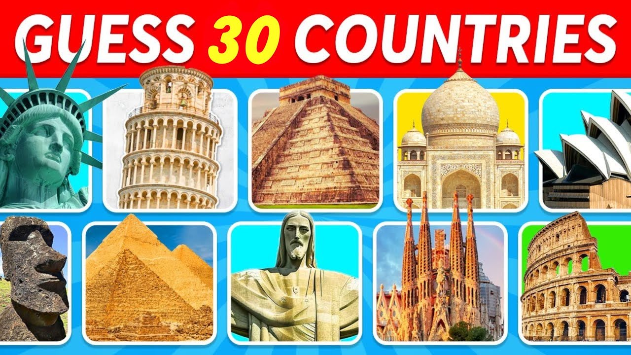 Guess The Country by its Famous Landmark!📍