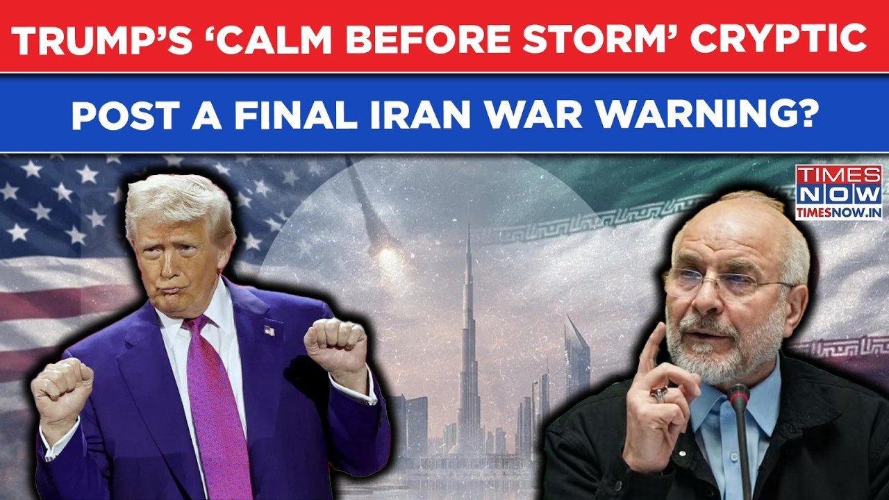 Iran&rsquo;s Ghalibaf Says &lsquo;World Stands On Threshold As Trump Warns Of Storm| Watch Social Media War