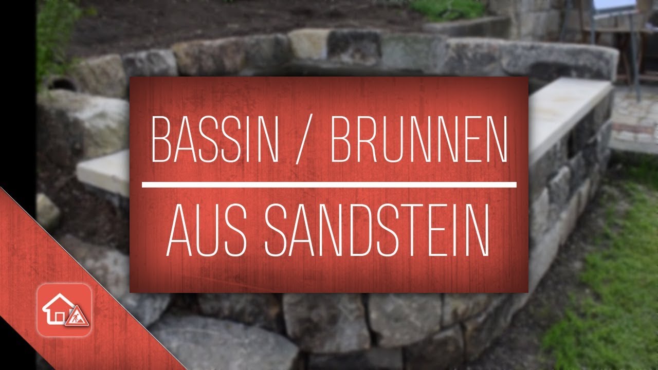 Bassin / Wasserbecken aus Sandstein 🛠 Heimwerker SPEZIAL