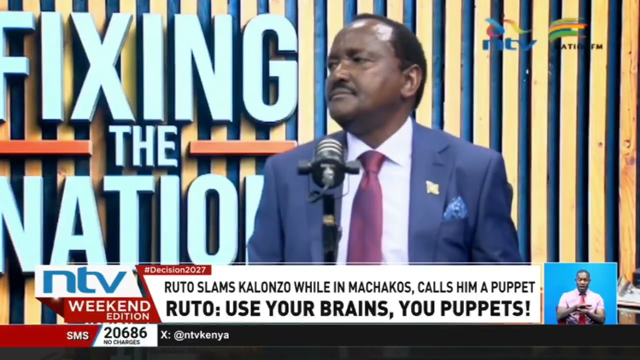 President Ruto targets Kalonzo in Machakos, labels opposition leaders as &lsquo;Puppets&rsquo;