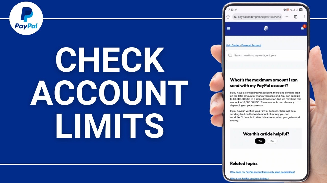 How to Check PayPal Account Limits