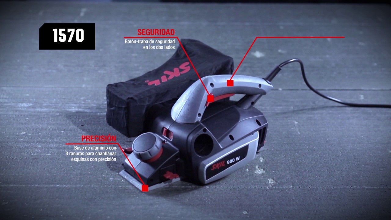 SKIL EN ACCIÓN - Cepilladoras Skil.