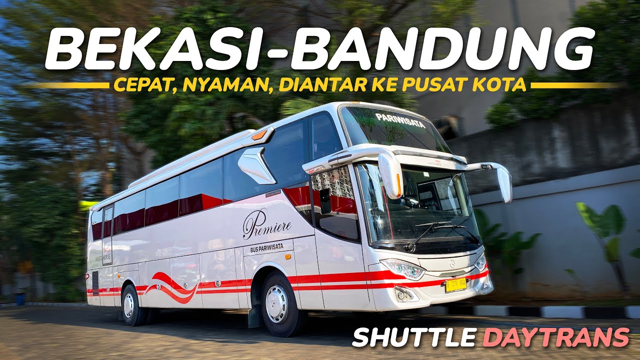 NAIK BUS BISA TURUN DI PUSAT KOTA👍🏻Trip BEKASI - BANDUNG Naik Shuttle Bus Daytrans