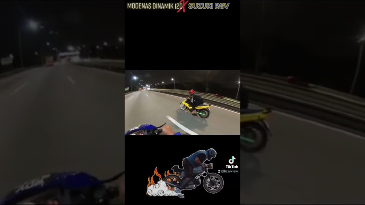 MODENAS DINAMIK 120 vs SUZUKI RGV 120 #TESTRIDE #FUNRIDE