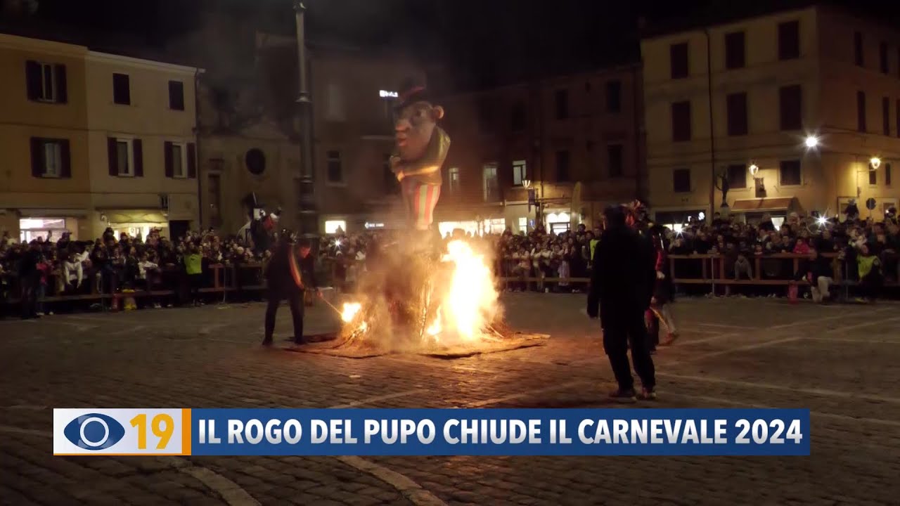 Il Rogo del Pupo chiude il Carnevale di Fano 2024